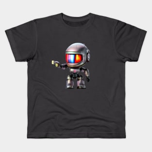 Baby Robot Cop Kids T-Shirt